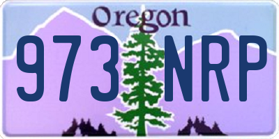 OR license plate 973NRP
