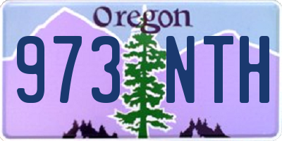 OR license plate 973NTH