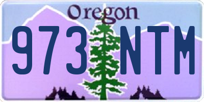 OR license plate 973NTM