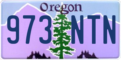 OR license plate 973NTN