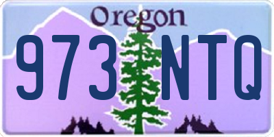 OR license plate 973NTQ