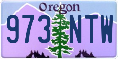 OR license plate 973NTW
