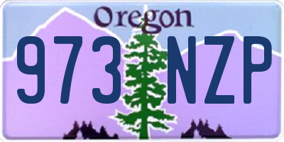 OR license plate 973NZP