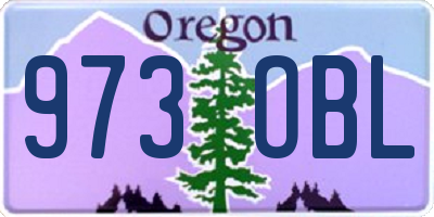 OR license plate 973OBL