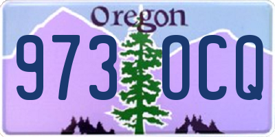 OR license plate 973OCQ