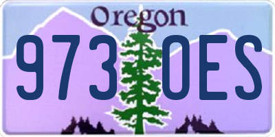 OR license plate 973OES