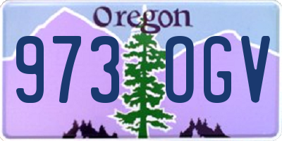 OR license plate 973OGV