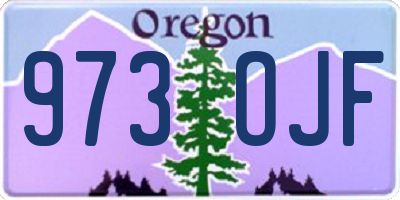 OR license plate 973OJF