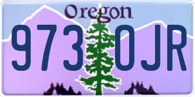 OR license plate 973OJR