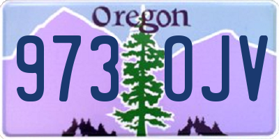 OR license plate 973OJV