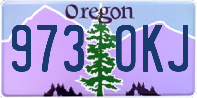 OR license plate 973OKJ
