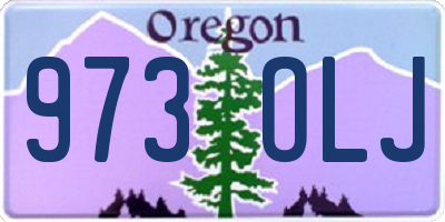 OR license plate 973OLJ