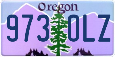 OR license plate 973OLZ