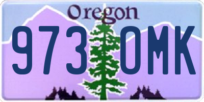 OR license plate 973OMK