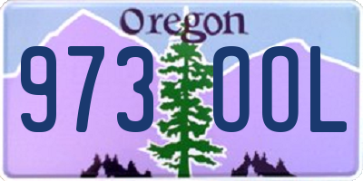 OR license plate 973OOL