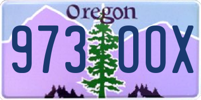 OR license plate 973OOX