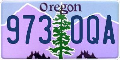 OR license plate 973OQA