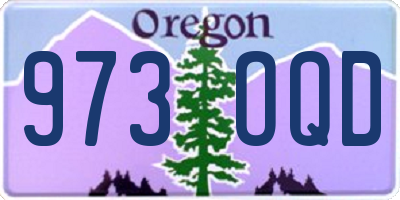OR license plate 973OQD