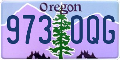 OR license plate 973OQG