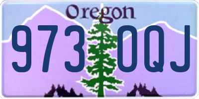 OR license plate 973OQJ