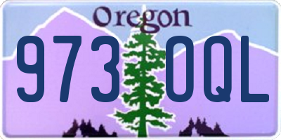 OR license plate 973OQL