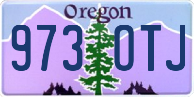 OR license plate 973OTJ