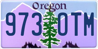 OR license plate 973OTM