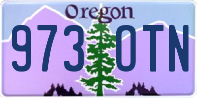 OR license plate 973OTN