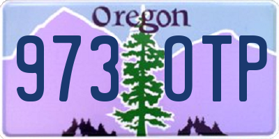 OR license plate 973OTP