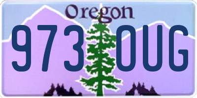 OR license plate 973OUG