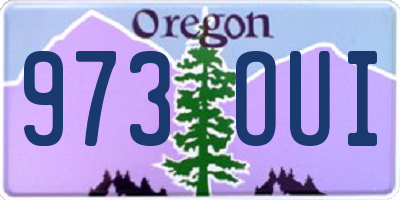 OR license plate 973OUI