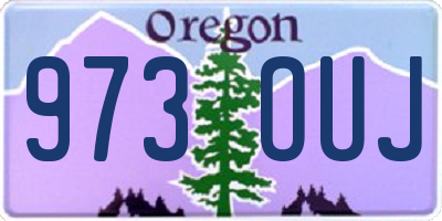 OR license plate 973OUJ