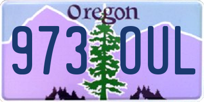 OR license plate 973OUL