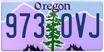 OR license plate 973OVJ