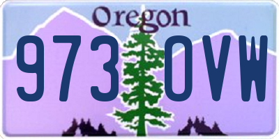 OR license plate 973OVW