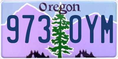 OR license plate 973OYM