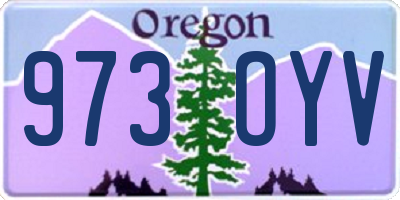 OR license plate 973OYV