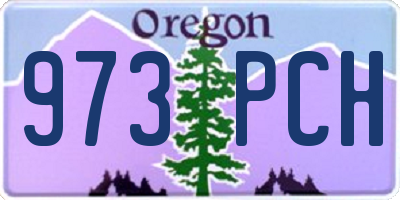 OR license plate 973PCH