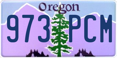 OR license plate 973PCM