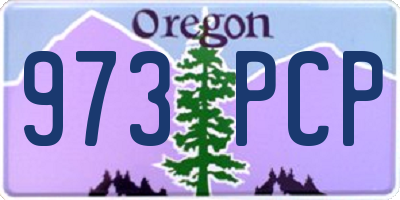 OR license plate 973PCP