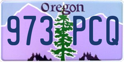 OR license plate 973PCQ