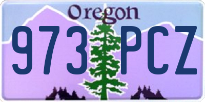 OR license plate 973PCZ
