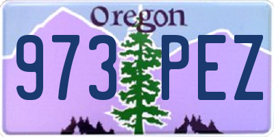 OR license plate 973PEZ
