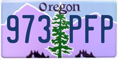 OR license plate 973PFP