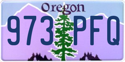 OR license plate 973PFQ