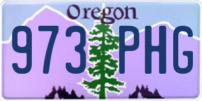 OR license plate 973PHG