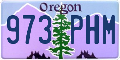 OR license plate 973PHM