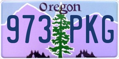 OR license plate 973PKG