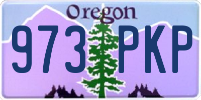 OR license plate 973PKP