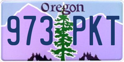 OR license plate 973PKT